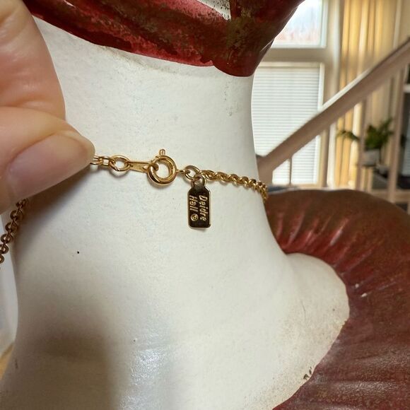 Deidre Hall Long Necklace with Pearl Cluster Tassel Pendant - Picture 7 of 10